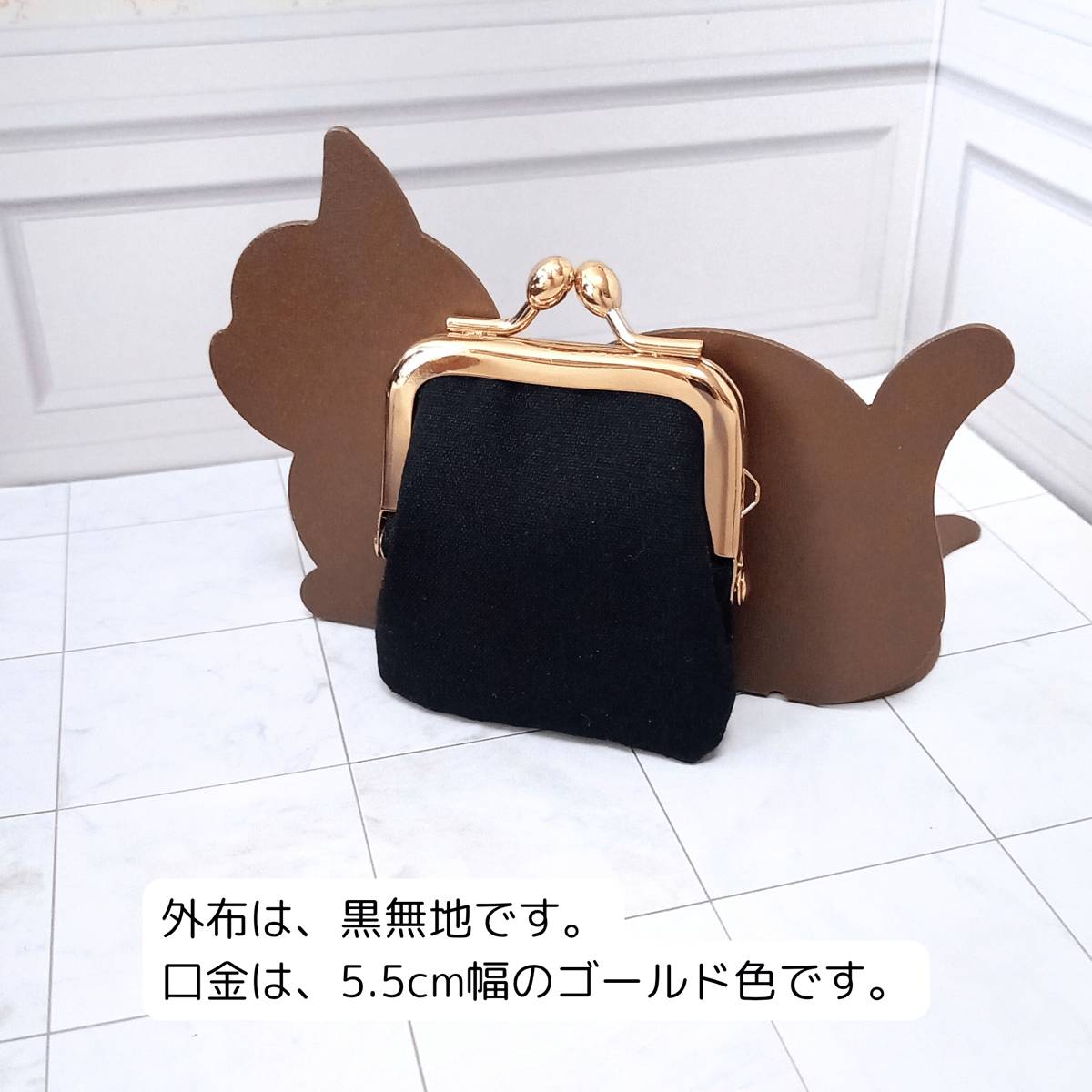 °˖✧ うぇい ✧˖°窓口 着付け　がま口　ポーチ特別価格 推し活ポーチ⇈ 窓付きがま口ポーチ ミニサイズ（青