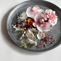 胡蝶蘭ヘッドパーツ　"ピンク×ホワイト"