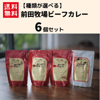 【ギフト不可】前田牧場ビーフカレー ６個【送料込】
