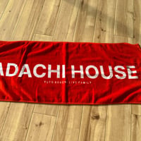 ADACHI HOUSE LIVEタオル(赤)