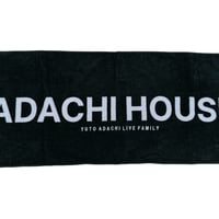 ADACHI HOUSE BLACKタオル(いばROCKツアーグッズ)