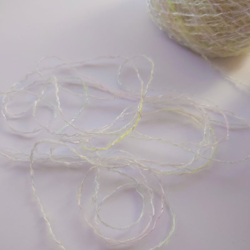 手染め糸#127 ラメ入りウール | maricho COLORs 