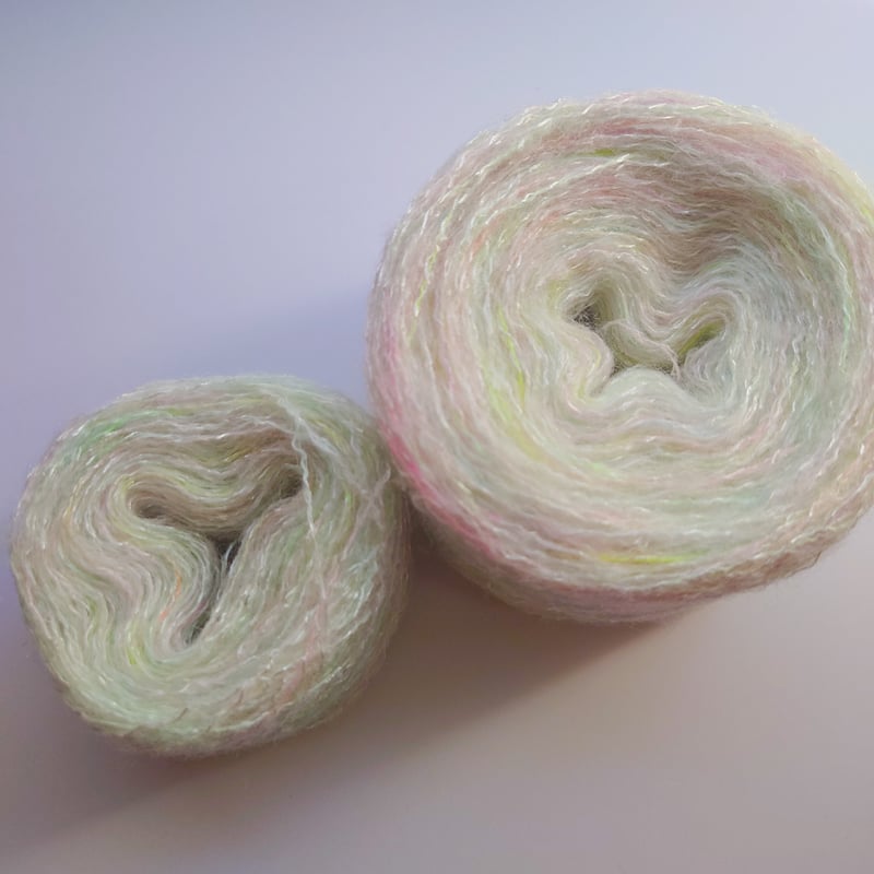 手染め糸#127 ラメ入りウール | maricho COLORs 