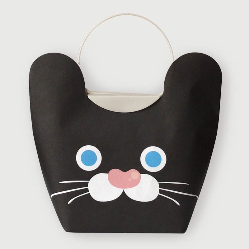 アニマルマチプチパック（黒猫柄・大・3枚セット、送料込） | KOWAZA