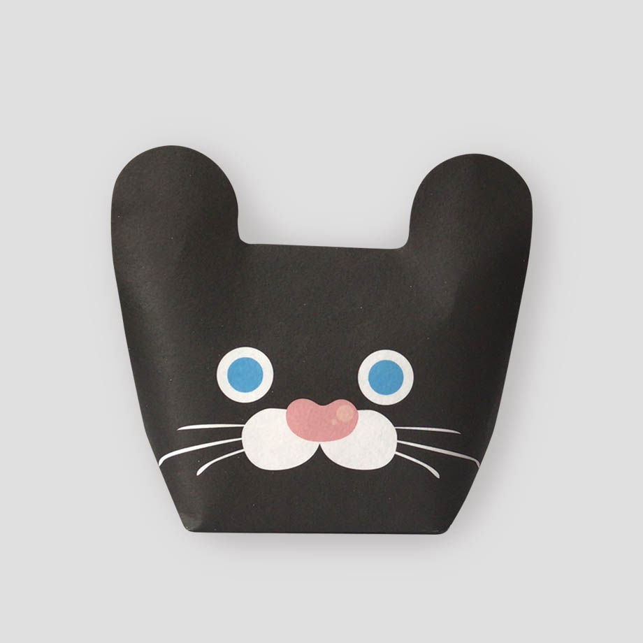 アニマルマチプチパック（黒猫柄・小・3枚セット、送料込） | KOWAZA
