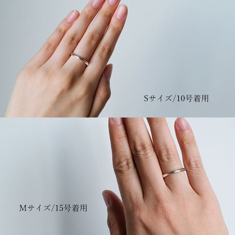 マリアージ ペアリング2本セット【無料内側刻印＆選べる宝石】｜幅2.3mm/2.5mm｜シルバー925｜Atelier CraM