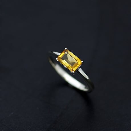 シトリンリング｜SILVER925｜[Artisan Works]