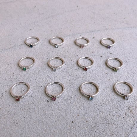 Baby Ring 【 ベビーリング /誕生石】｜Silver925｜[Artisan Works/GIFT]