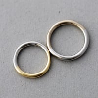 マリッジリング・結婚指輪【2本セット/Novum（ノウム）】｜プラチナ×K18YG＆K18BG / Combination｜[Artisan Works]