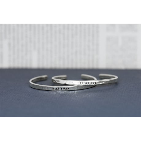 ベーシックバングル【印台打刻可能】｜Silver925 ｜[INITIAL]