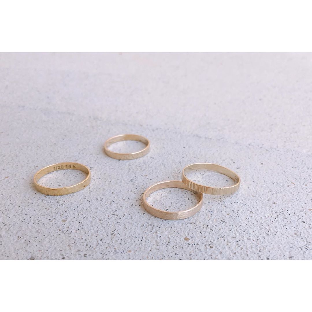 925マット仕上げ平打ちリング 8g 925マット仕上げ平打ちリング 8g