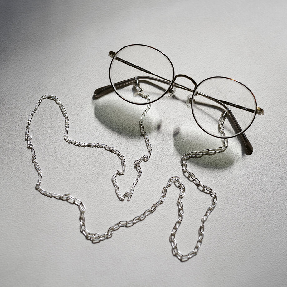 ♪299❤️ クローバー　ガラスストーン　ガラス　マスクチェーン　メガネチェーン アクセサリー マスクチェーン メガネチェーン ネックレス