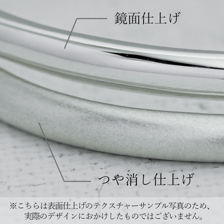 メビウス ペアリング2本セット【無料内側刻印＆選べる宝石】｜幅2.4mm/2.8mm｜シルバー925｜Atelier CraM