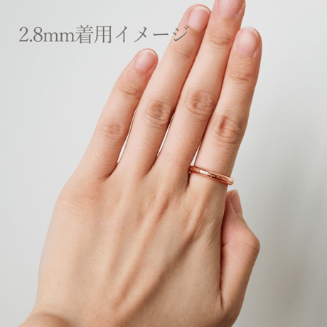 Family Ring（ファミリーリング）｜K10ピンクゴールド【選べる幅とフォント6種類】｜[Artisan Works]
