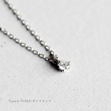 Birthday Stone Necklace 誕生石ネックレス【4月】｜[Artisan Works]