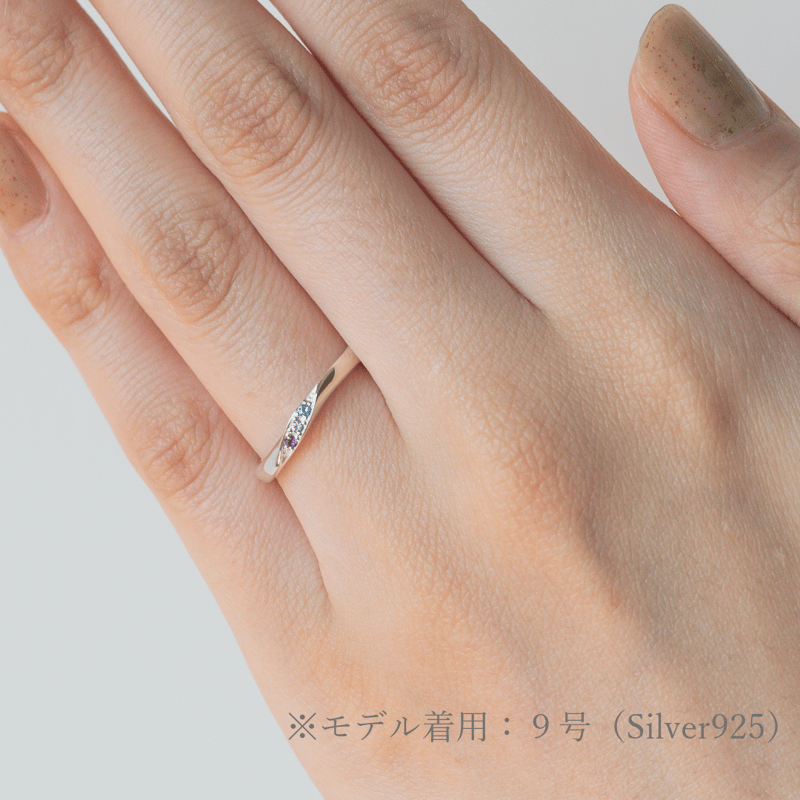 ［貴重］マリーオリギンの呪術　幸福への招待 大切な人の宝石を紡ぐ【3石】-Family Ring Carus（ファミリー