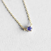 Birthday Stone Necklace 誕生石ネックレス【1.2.3.6.8.10.11.12月】｜K18YG｜[Artisan Works]