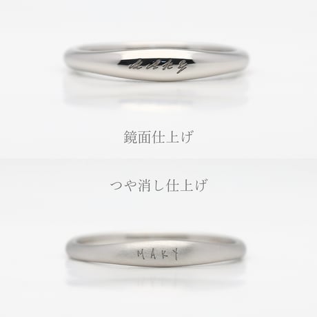 ファミリーリング（Sign Lettre-サイン レトル）|大切な絆を文字で紡ぐ指輪【文字をリング表面に刻印-選べるフォント】｜シルバー925｜ArtisanWorks