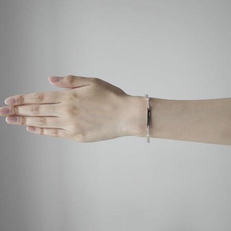 チェーンブレスレットTERNARY-1｜4.3mm幅｜シルバー925｜ 【Laugh＆Yoke】｜Artisan Works