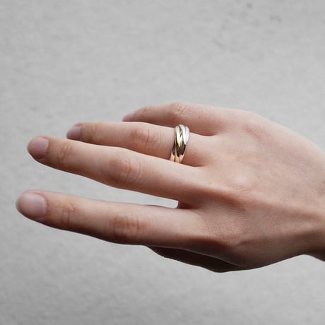 5連Ring 【Quintuple】｜シルバー×真鍮｜[Artisan Works]
