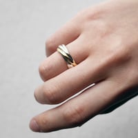 5連Ring 【Quintuple】｜シルバー×真鍮｜[Artisan Works]