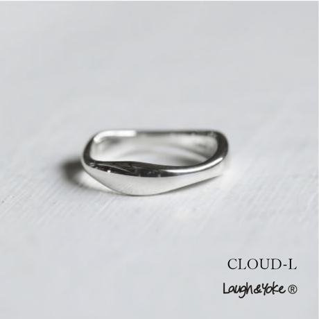 ゆらぎデザインリングCLOUD-L｜シルバー925｜ 【Laugh＆Yoke】｜Artisan Works