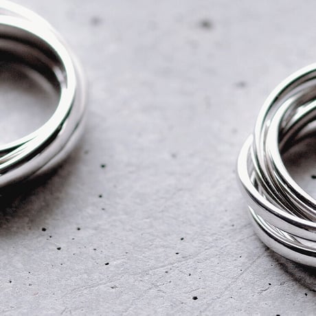 5連Ring 【Quintuple】｜シルバー×真鍮｜[Artisan Works]
