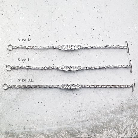 グラデーションチェーンブレスレット｜Silver925｜ONE OFF