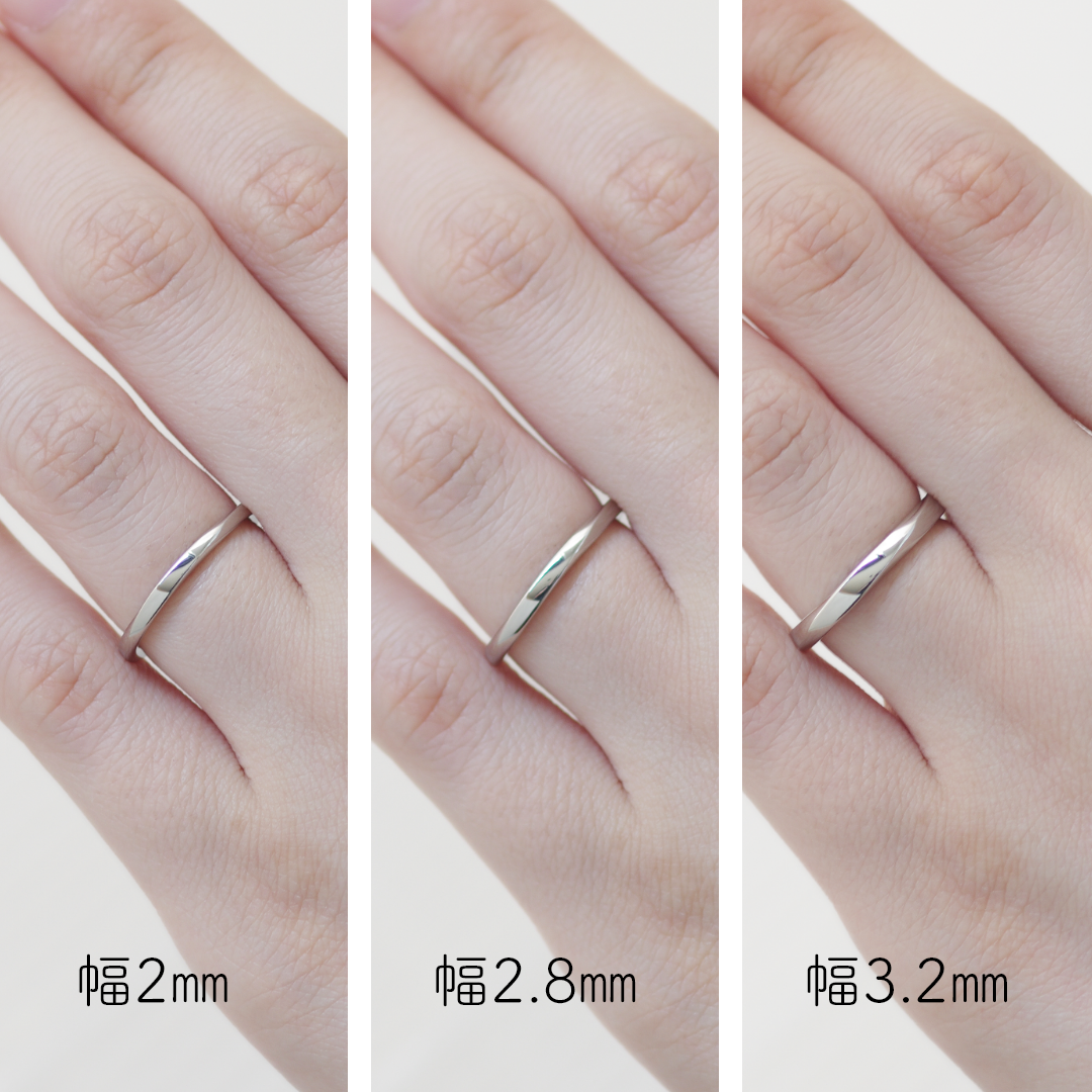 大切な絆を誕生石で紡ぐ指輪【4石-選べる誕生石】｜2mm幅｜プラチナ950