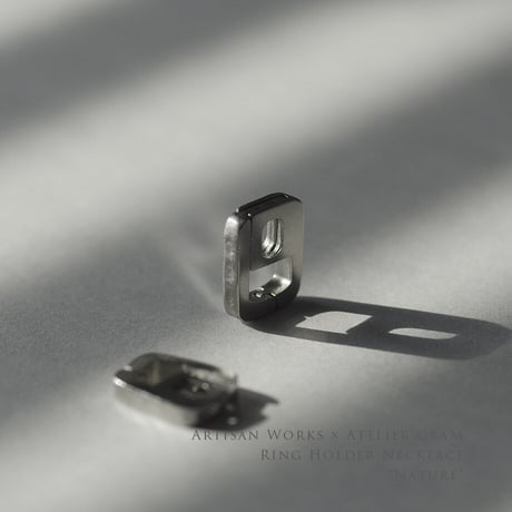 【EXCLUSIVE】リングホルダーネックレス Artisan Works別注【金属アレルギー対応】｜サージカルステンレス