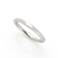 カトル ペアリング【無料内側刻印＆選べる宝石】｜幅2.0mm or 2.5mm ｜シルバー925｜Atelier CraM