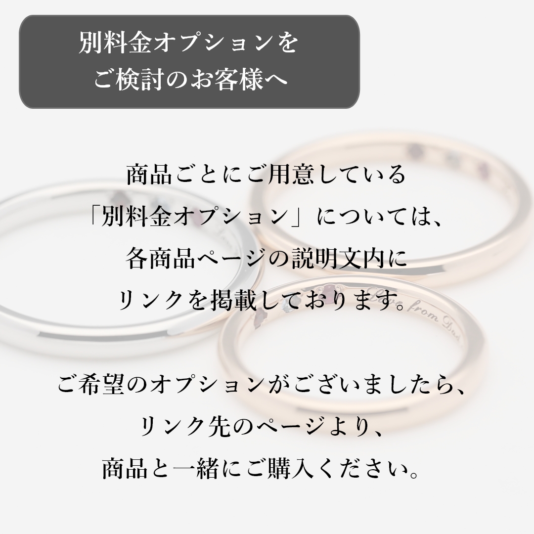 大切な人の宝石を刻む【2石】-Family Ring Bague Eclat（ファミリー