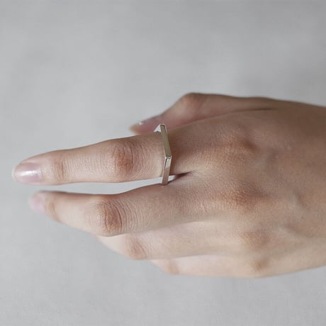 五角形リングPENTAGON｜2.1mm幅｜シルバー925｜ 【Laugh＆Yoke】｜Artisan Works
