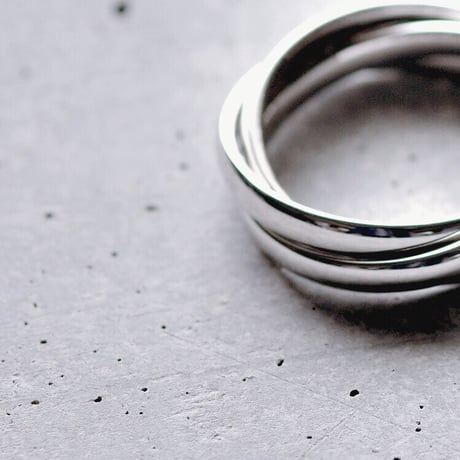 5連Ring 【Quintuple】｜シルバー×真鍮｜[Artisan Works]