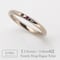 ファミリーリング(Bague Eclat-バーグ エクラ)|大切な絆を誕生石で紡ぐ指輪【3石-選べる誕生石】|2mm幅|K18ブラウンゴールド |Artisan Works