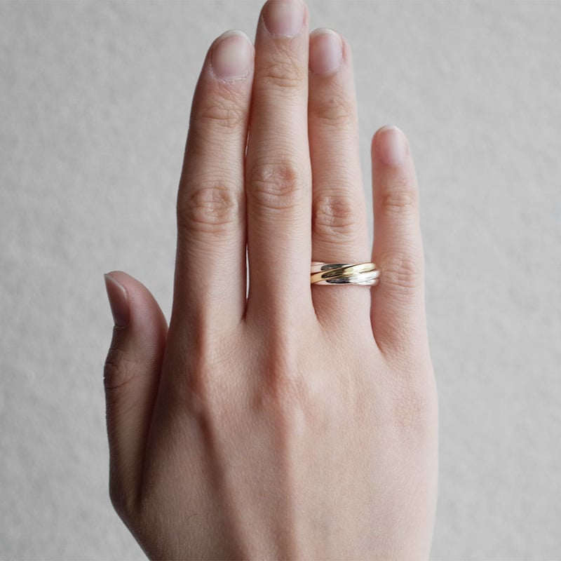 5連Ring 【Quintuple】｜シルバー×真鍮｜[Artisan Works] | Ar