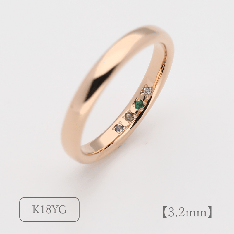 大切な人の宝石を紡ぐ【4石】-Family Ring Bague Eclat