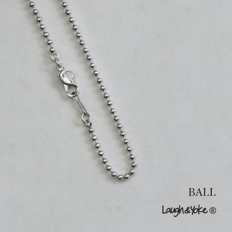 チェーンネックレスBALL｜2.3mm幅｜シルバー925｜ 【Laugh＆Yoke】｜Artisan Works
