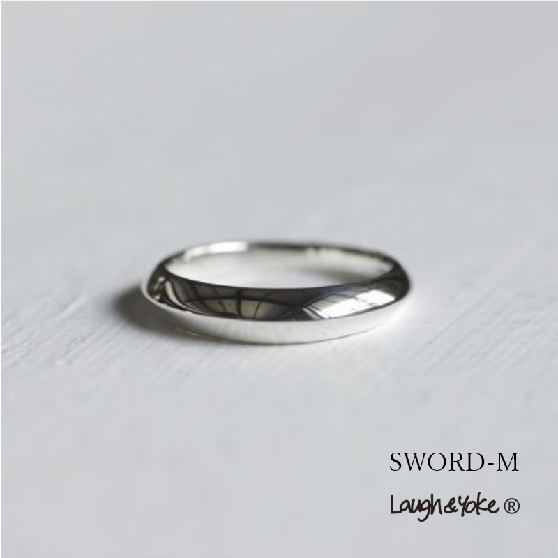 剣腕リングSWORD-M｜4.0mm幅｜シルバー925｜ 【Laugh＆Yoke】｜Artis