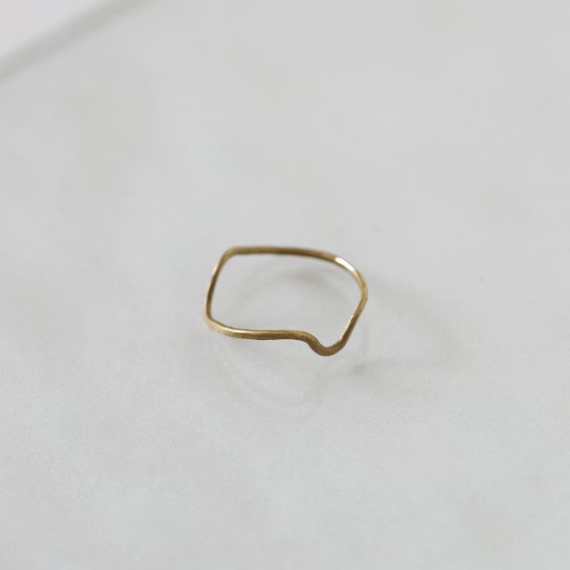 華奢な指輪 Zリング｜真鍮 Brass｜[10min Ring] | Artisan Work