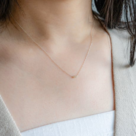 大切な人の宝石を紡ぐネックレス【選べる誕生石-2石-】｜サージカルステンレス（金アレ対応素材）｜Family Necklace（ファミリーネックレス）｜Artisan Works