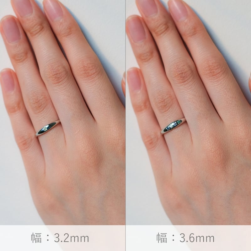 大切な人の宝石を紡ぐ【2石】-Family Ring Sign Eclat