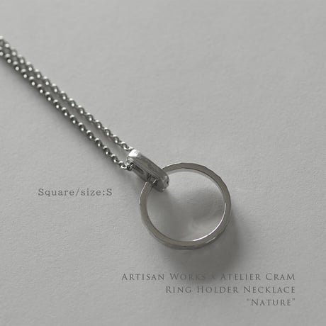 【EXCLUSIVE】リングホルダーネックレス Artisan Works別注【金属アレルギー対応】｜サージカルステンレス
