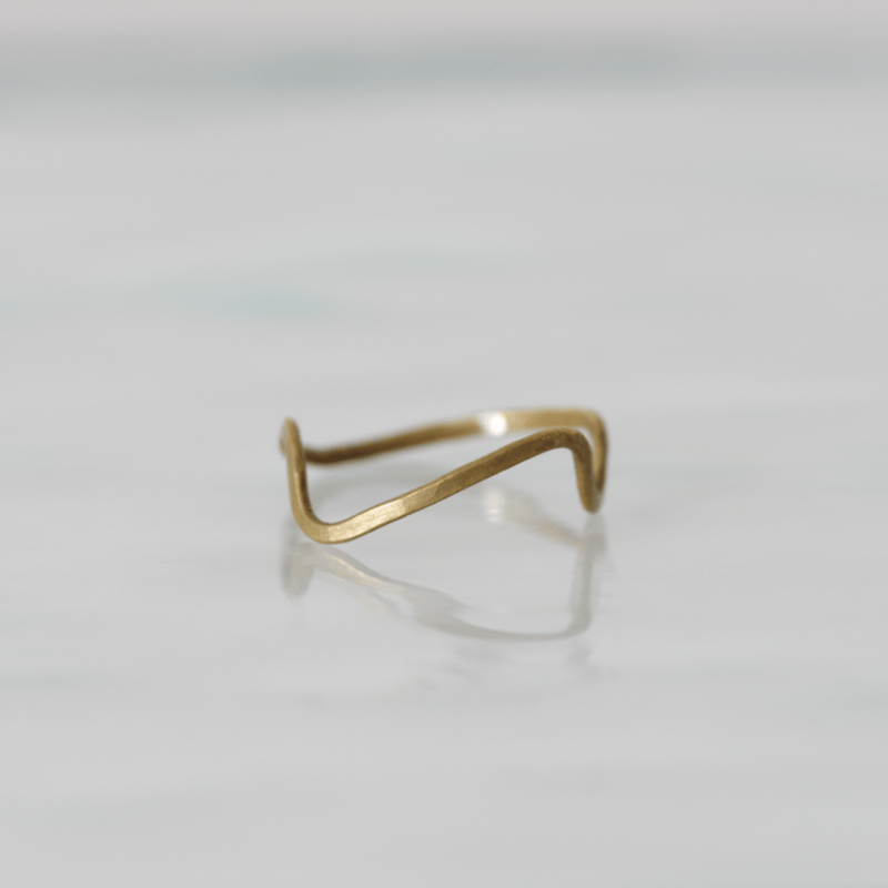 華奢な指輪 Zリング｜真鍮 Brass｜[10min Ring] | Artisan Work