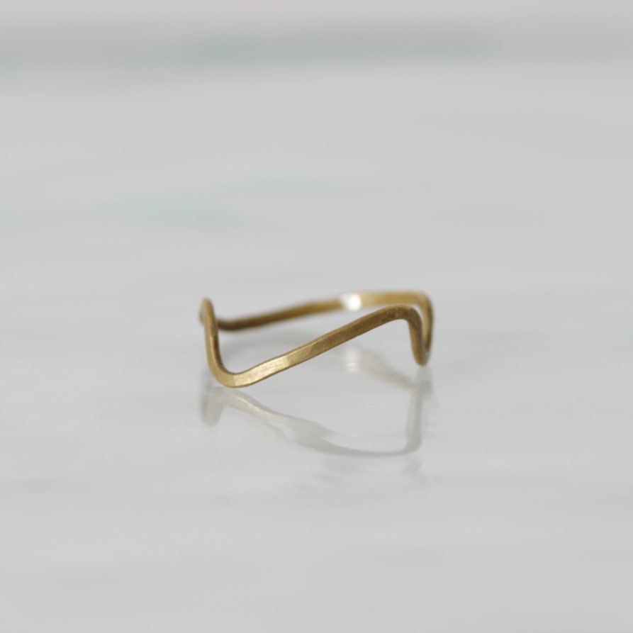 華奢な指輪 Zリング｜真鍮 Brass｜[10min Ring] | Artisan Work