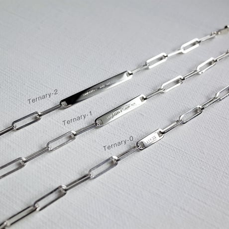 チェーンブレスレットTERNARY-0｜4.3mm幅｜シルバー925｜ 【Laugh＆Yoke】｜Artisan Works