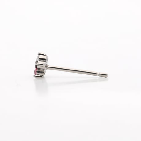 大切な絆を誕生石で紡ぐピアス【5石-選べる誕生石】｜Pt950｜Family Pierce Penta（ファミリーピアス・ペンタ）｜Artisan Works