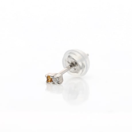 大切な絆を誕生石で紡ぐピアス【2石-選べる誕生石】｜Pt950｜Family Pierce Di（ファミリーピアス・デイ）｜Artisan Works
