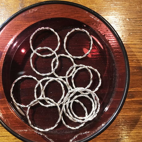 こよりリング｜Silver925 ｜ [10min Ring]