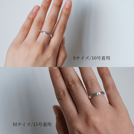 リトラ ソル ペアリング2本セット【無料内側刻印＆選べる宝石】｜幅2.0mm/3.2mm｜シルバー925｜Atelier CraM